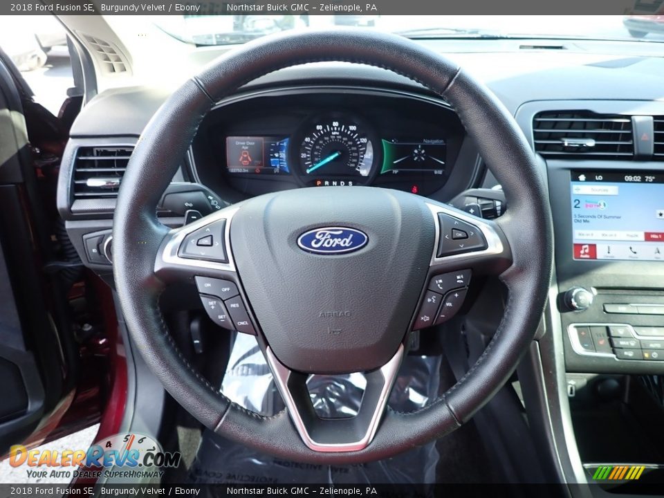 2018 Ford Fusion SE Burgundy Velvet / Ebony Photo #22