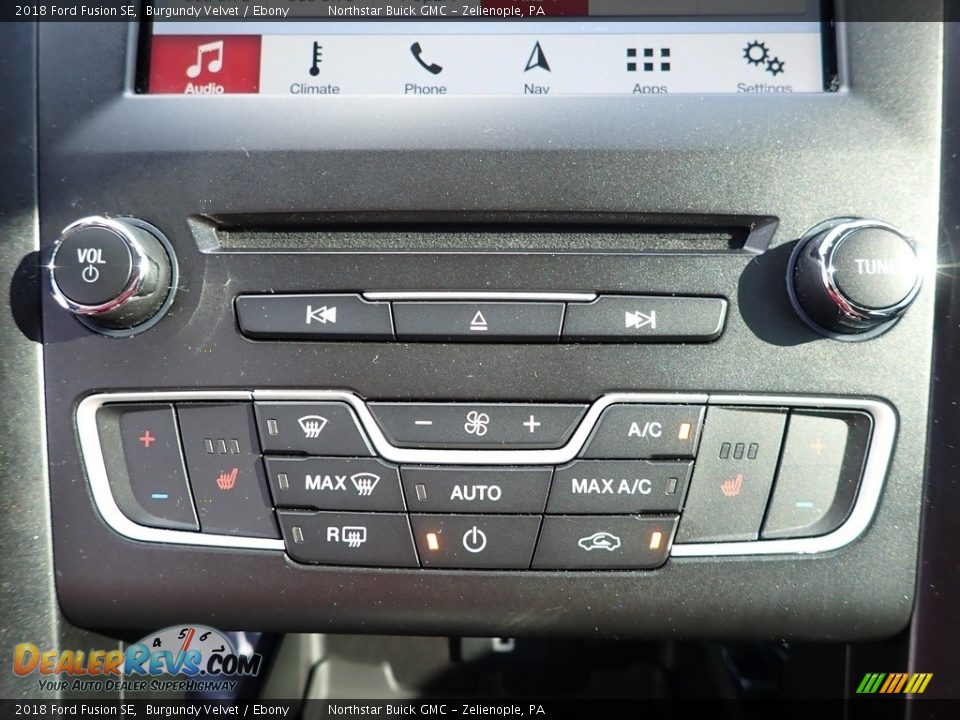 2018 Ford Fusion SE Burgundy Velvet / Ebony Photo #24