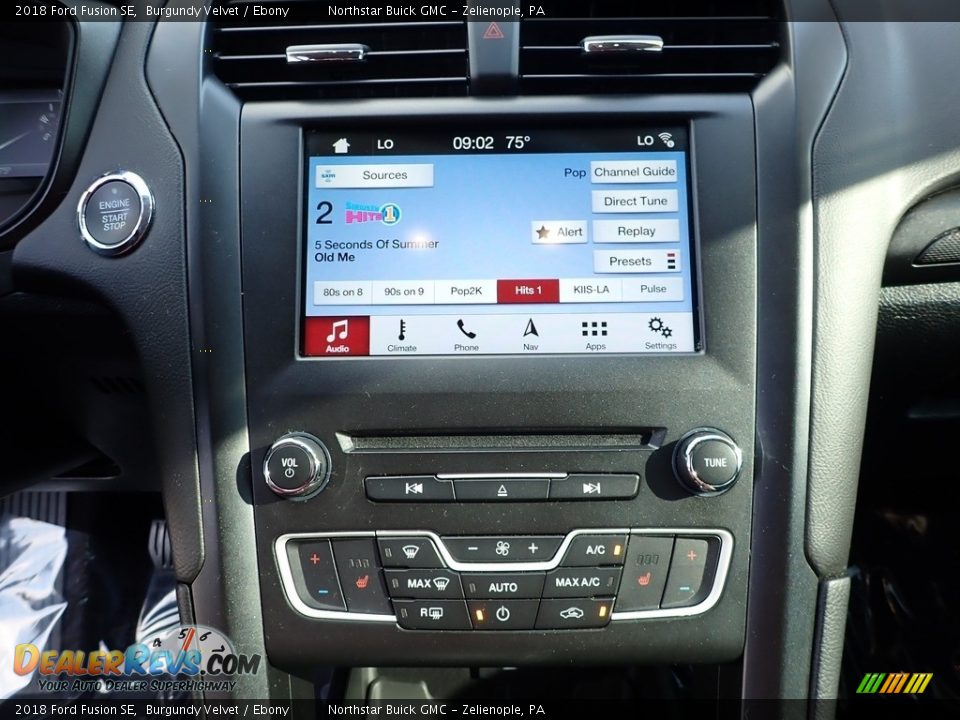 2018 Ford Fusion SE Burgundy Velvet / Ebony Photo #25