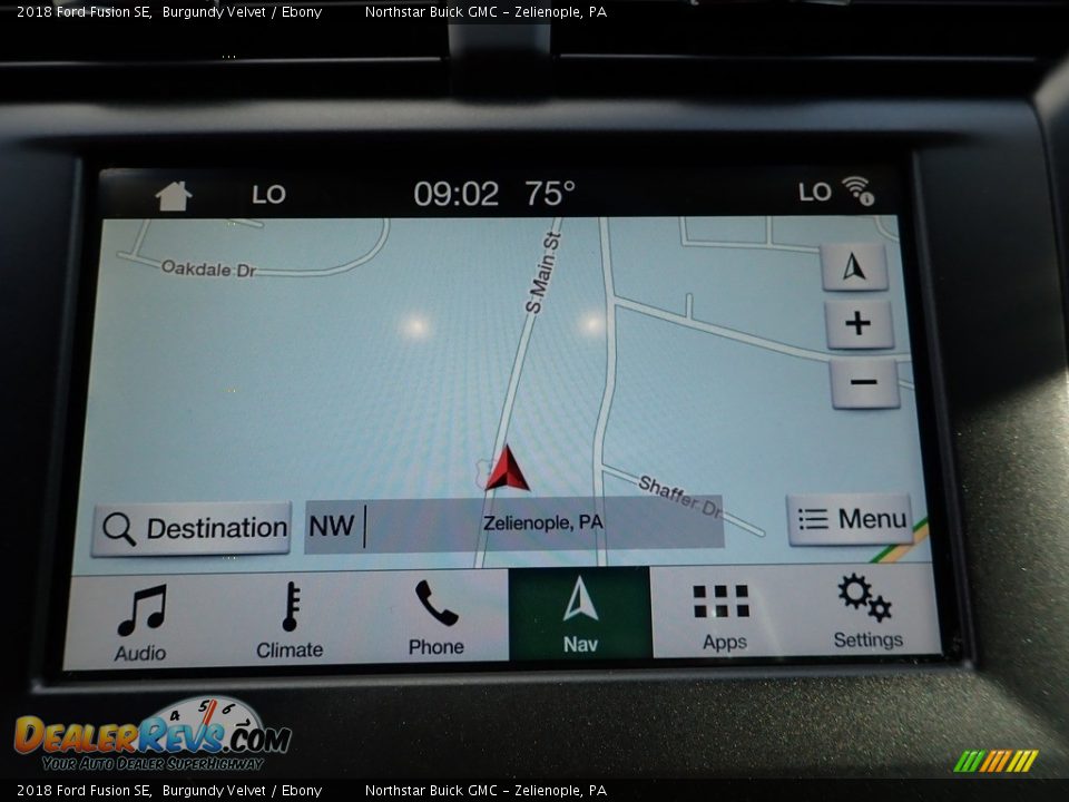 2018 Ford Fusion SE Burgundy Velvet / Ebony Photo #26