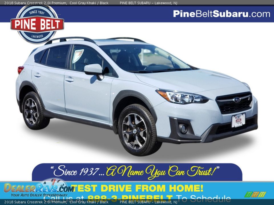 2018 Subaru Crosstrek 2.0i Premium Cool Gray Khaki / Black Photo #1