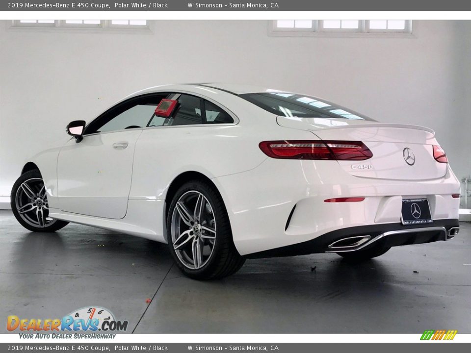 2019 Mercedes-Benz E 450 Coupe Polar White / Black Photo #2