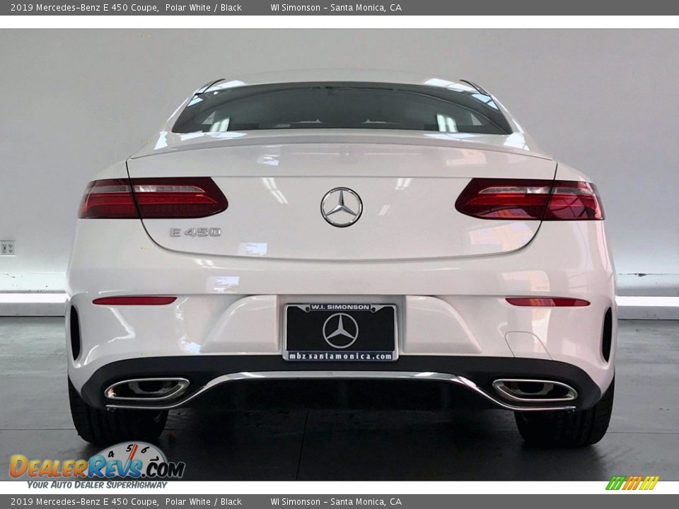 2019 Mercedes-Benz E 450 Coupe Polar White / Black Photo #3