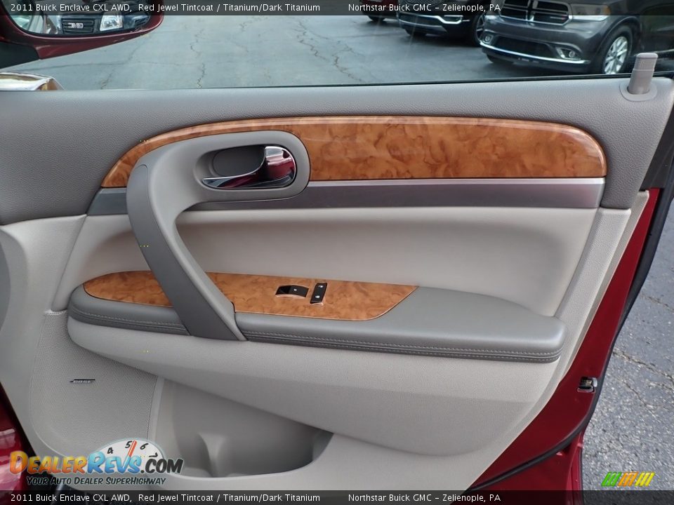 2011 Buick Enclave CXL AWD Red Jewel Tintcoat / Titanium/Dark Titanium Photo #6