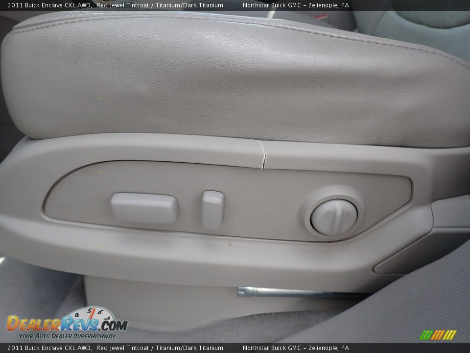 2011 Buick Enclave CXL AWD Red Jewel Tintcoat / Titanium/Dark Titanium Photo #16
