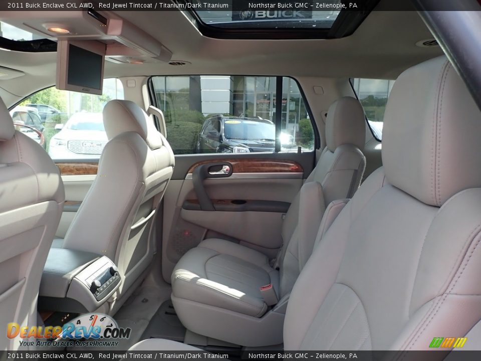 2011 Buick Enclave CXL AWD Red Jewel Tintcoat / Titanium/Dark Titanium Photo #19