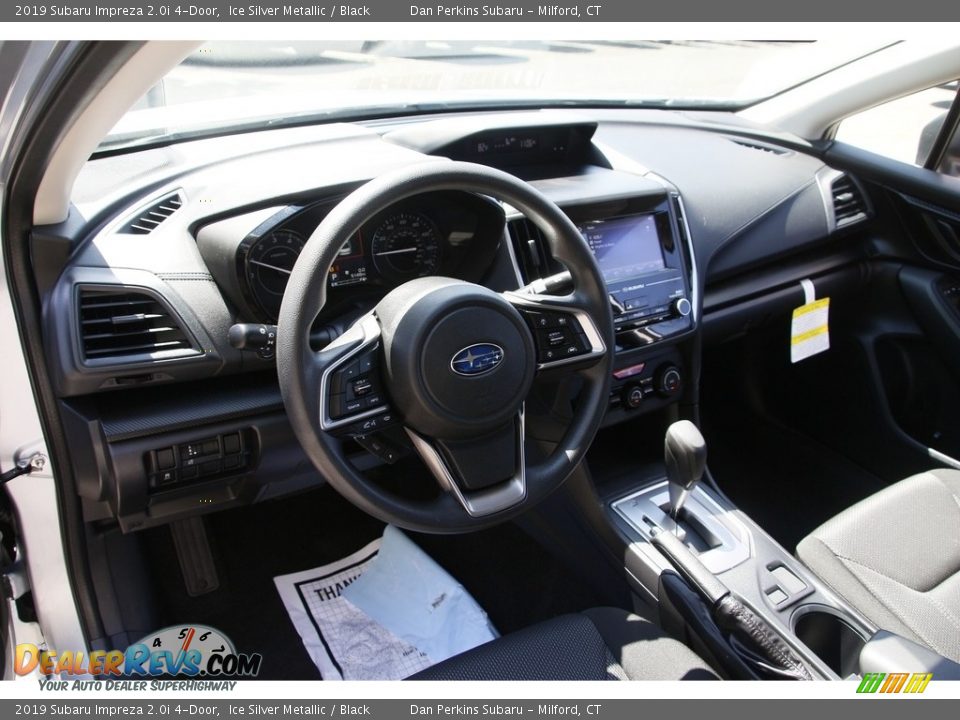 2019 Subaru Impreza 2.0i 4-Door Ice Silver Metallic / Black Photo #10