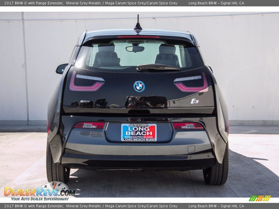 2017 BMW i3 with Range Extender Mineral Grey Metallic / Mega Carum Spice Grey/Carum Spice Grey Photo #4