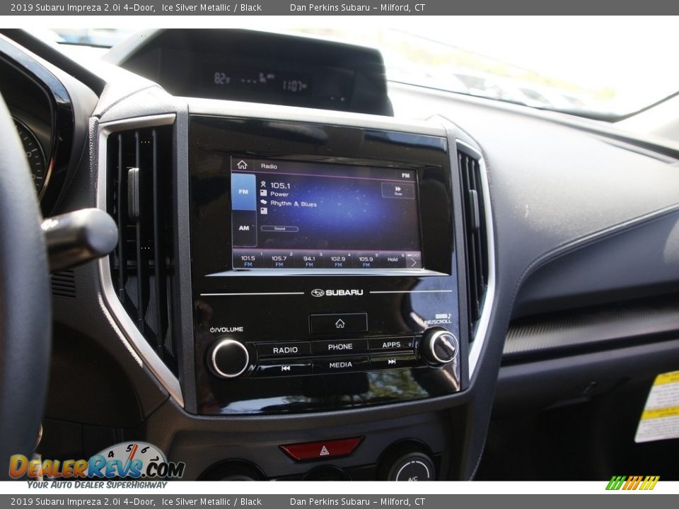 2019 Subaru Impreza 2.0i 4-Door Ice Silver Metallic / Black Photo #18