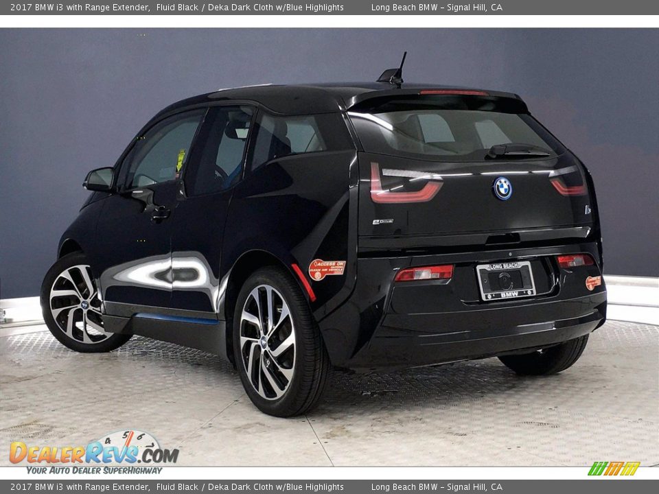 2017 BMW i3 with Range Extender Fluid Black / Deka Dark Cloth w/Blue Highlights Photo #10