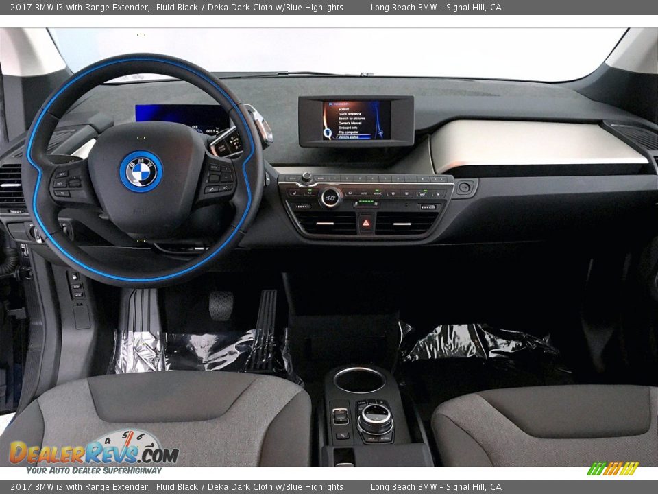 2017 BMW i3 with Range Extender Fluid Black / Deka Dark Cloth w/Blue Highlights Photo #15