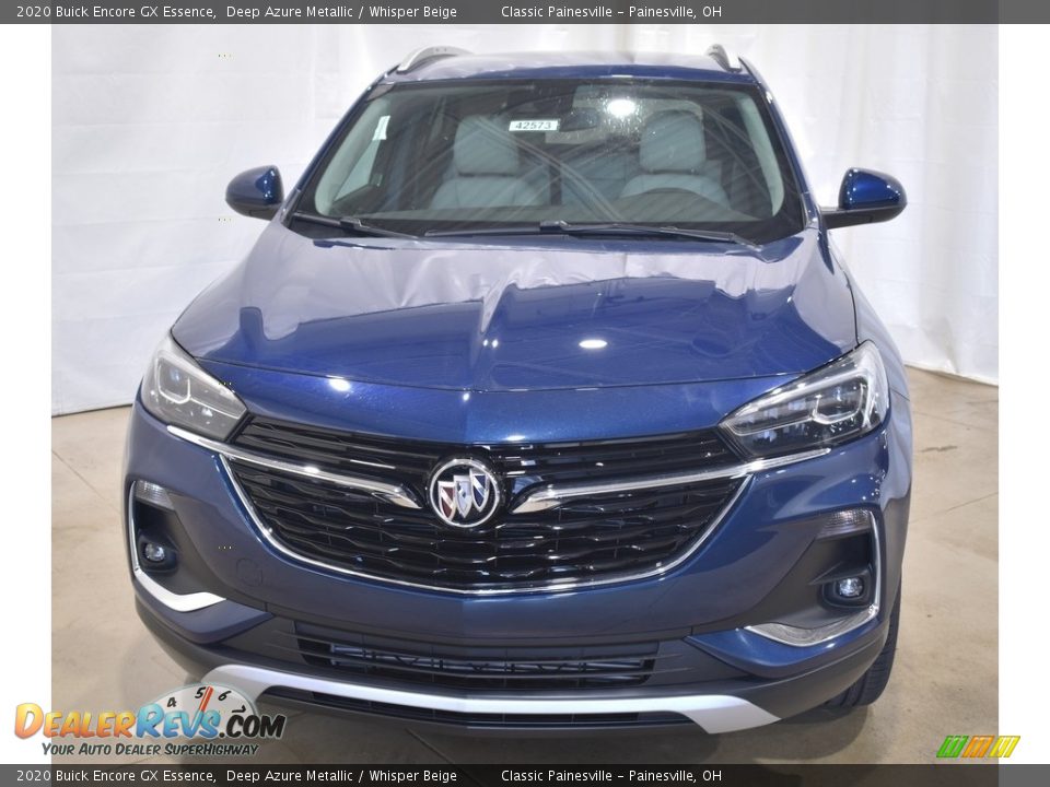 2020 Buick Encore GX Essence Deep Azure Metallic / Whisper Beige Photo #4