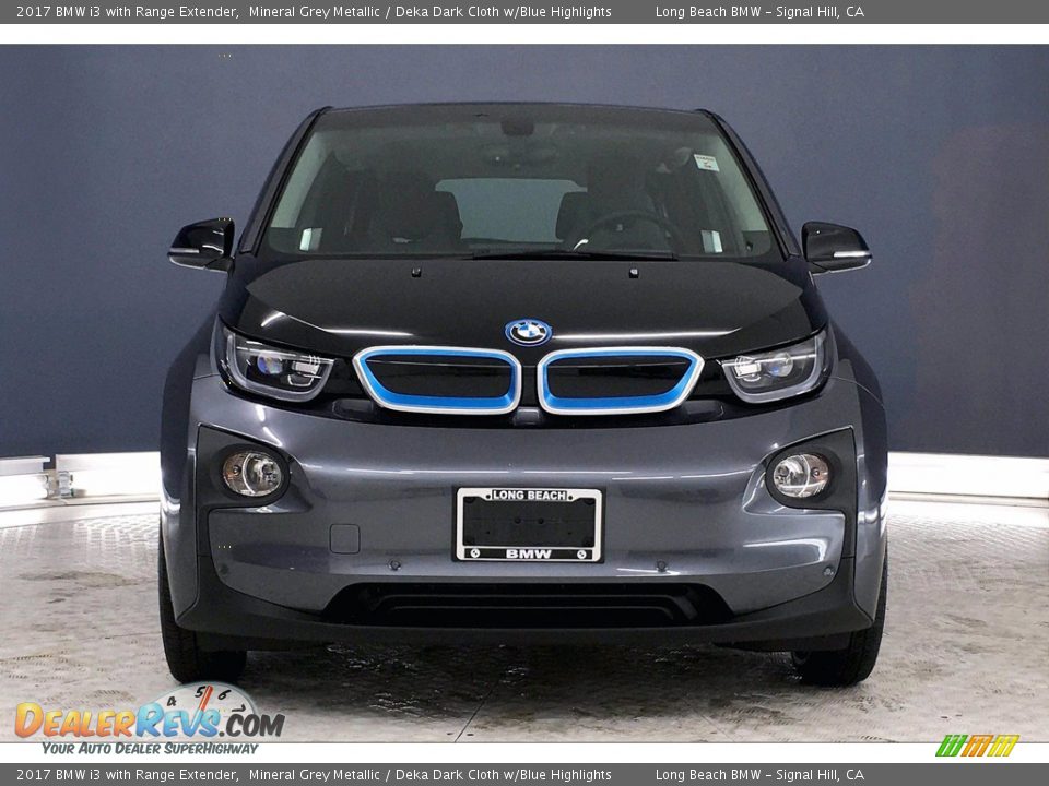 2017 BMW i3 with Range Extender Mineral Grey Metallic / Deka Dark Cloth w/Blue Highlights Photo #2