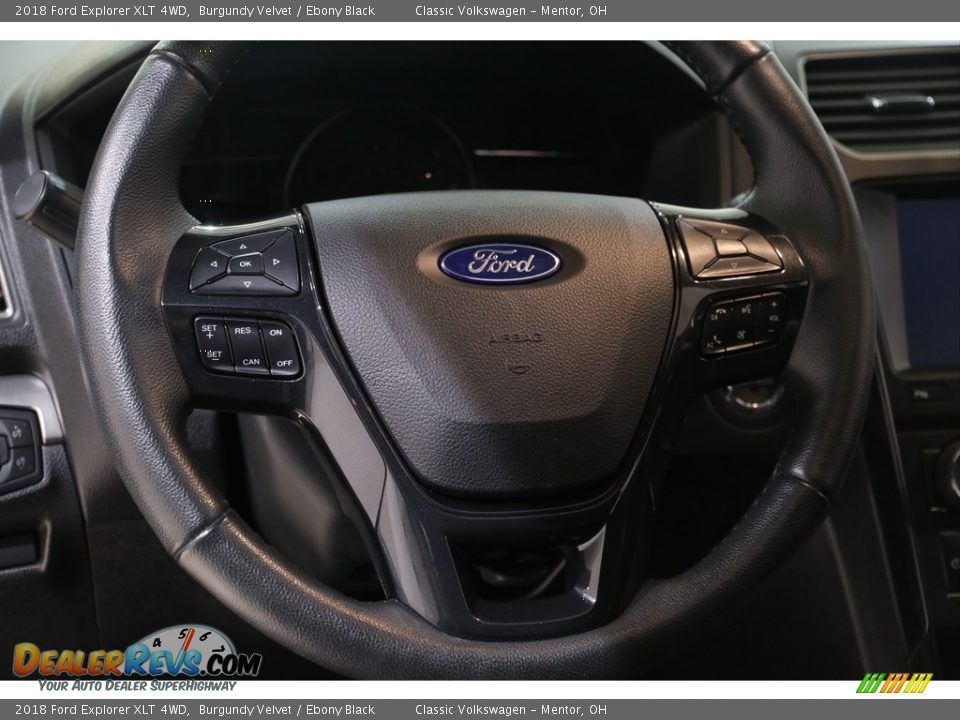 2018 Ford Explorer XLT 4WD Burgundy Velvet / Ebony Black Photo #7