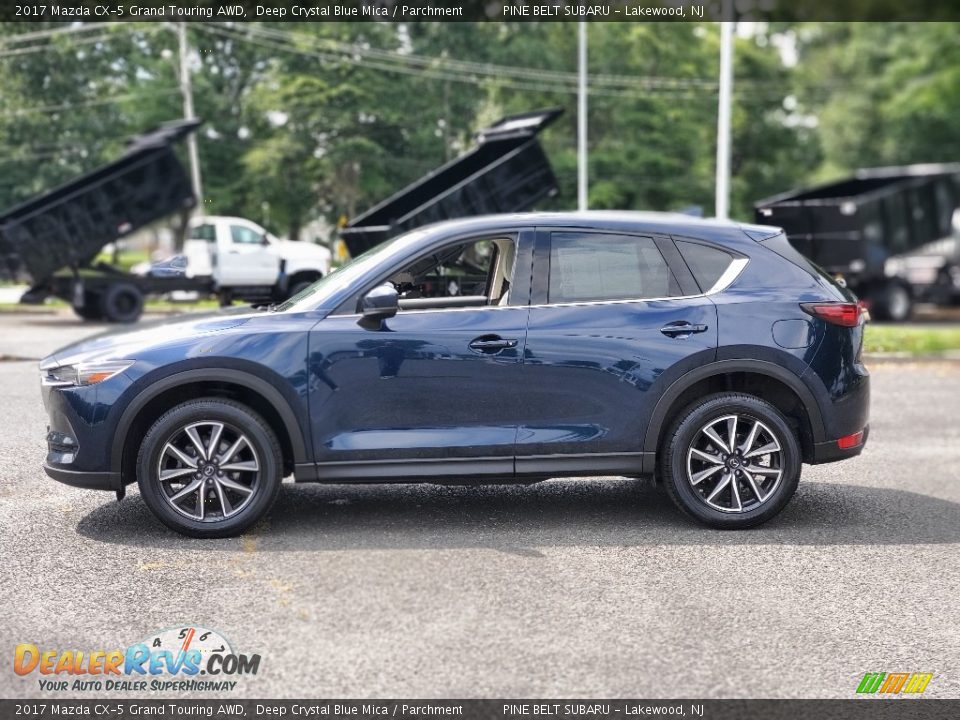 2017 Mazda CX-5 Grand Touring AWD Deep Crystal Blue Mica / Parchment Photo #20