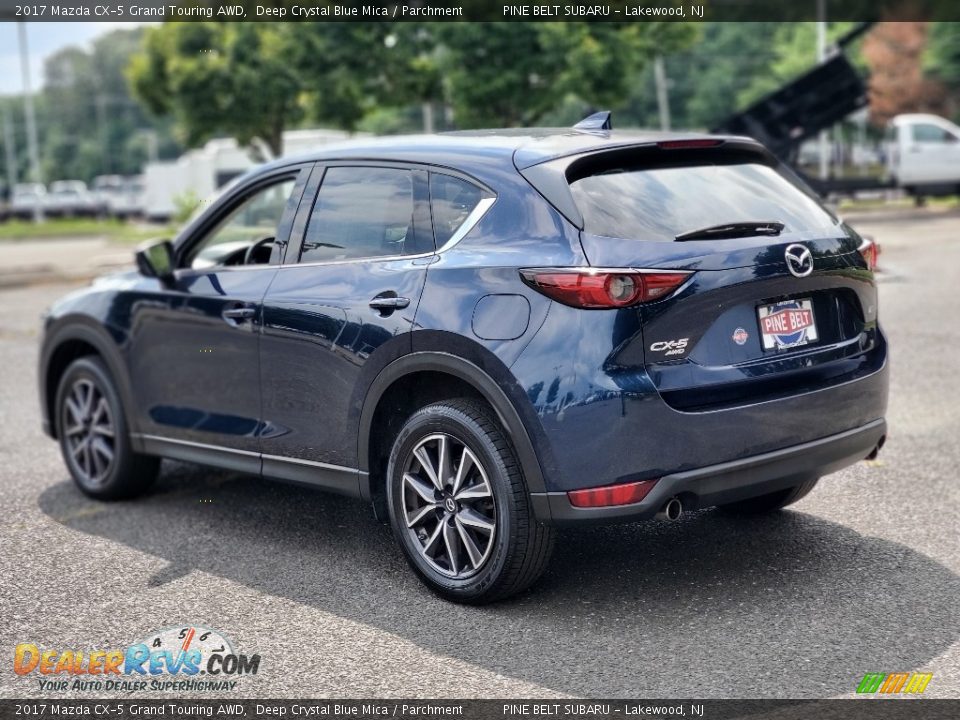 2017 Mazda CX-5 Grand Touring AWD Deep Crystal Blue Mica / Parchment Photo #21