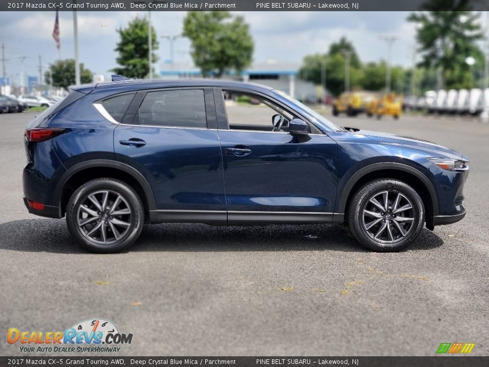 2017 Mazda CX-5 Grand Touring AWD Deep Crystal Blue Mica / Parchment Photo #24
