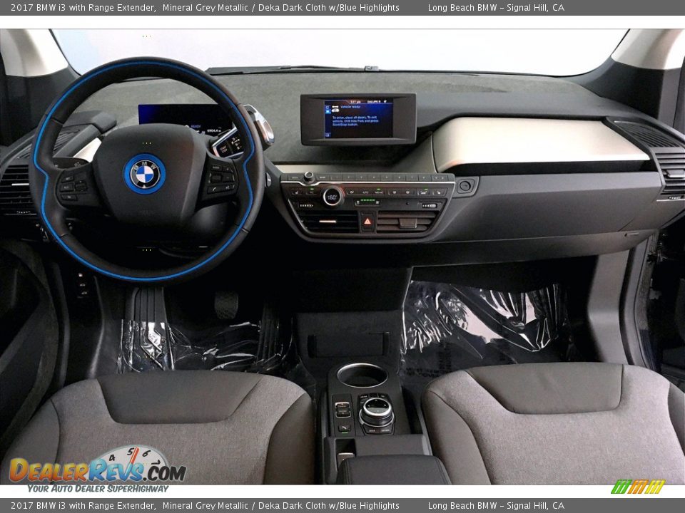 2017 BMW i3 with Range Extender Mineral Grey Metallic / Deka Dark Cloth w/Blue Highlights Photo #15