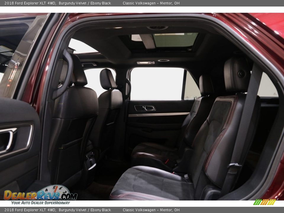 2018 Ford Explorer XLT 4WD Burgundy Velvet / Ebony Black Photo #21