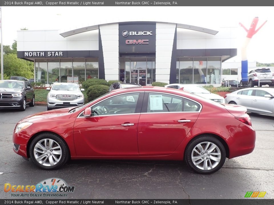 2014 Buick Regal AWD Copper Red Metallic / Light Neutral Photo #13