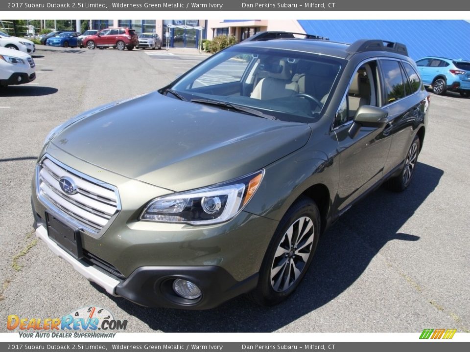 2017 Subaru Outback 2.5i Limited Wilderness Green Metallic / Warm Ivory Photo #1