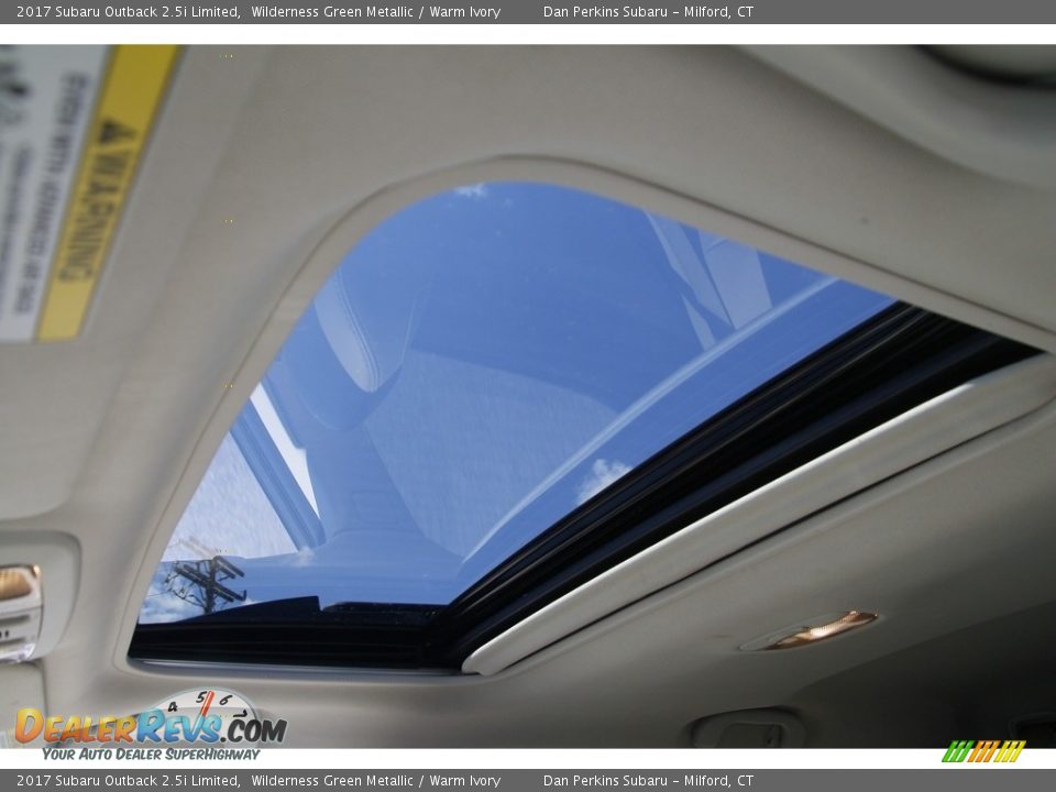 2017 Subaru Outback 2.5i Limited Wilderness Green Metallic / Warm Ivory Photo #11