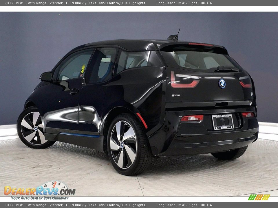 2017 BMW i3 with Range Extender Fluid Black / Deka Dark Cloth w/Blue Highlights Photo #10