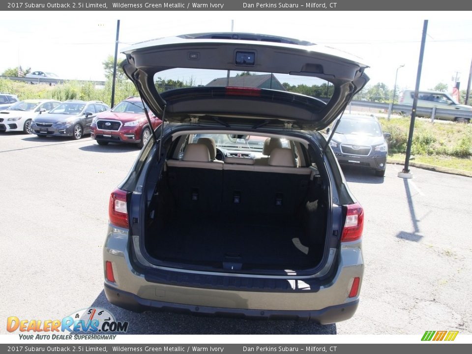 2017 Subaru Outback 2.5i Limited Wilderness Green Metallic / Warm Ivory Photo #14