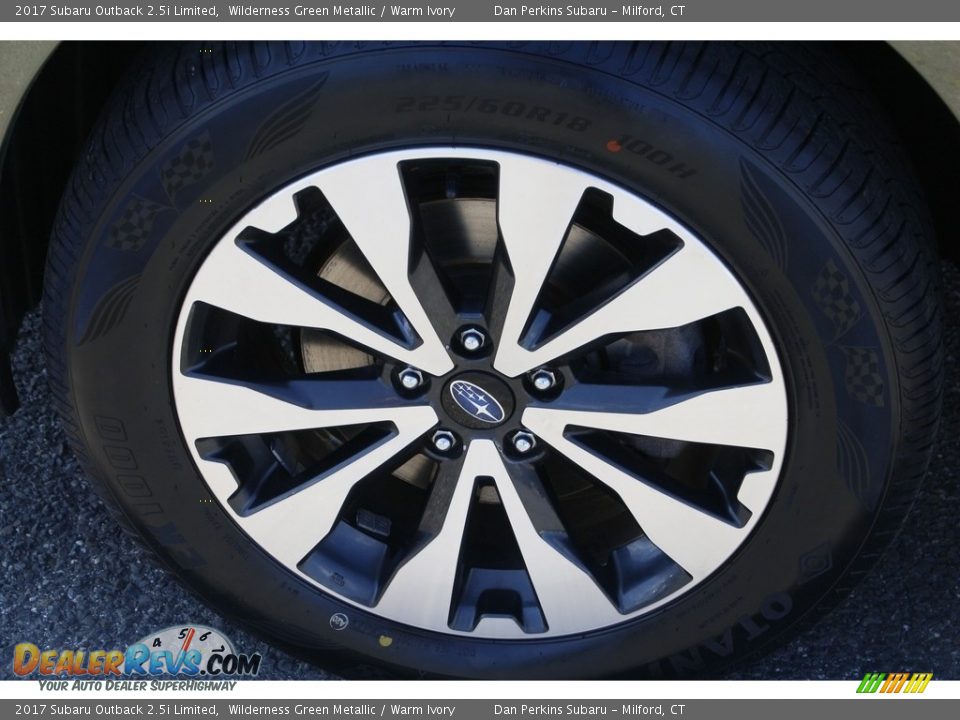 2017 Subaru Outback 2.5i Limited Wilderness Green Metallic / Warm Ivory Photo #22