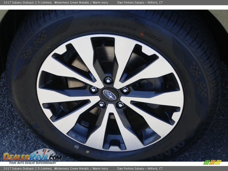 2017 Subaru Outback 2.5i Limited Wilderness Green Metallic / Warm Ivory Photo #23