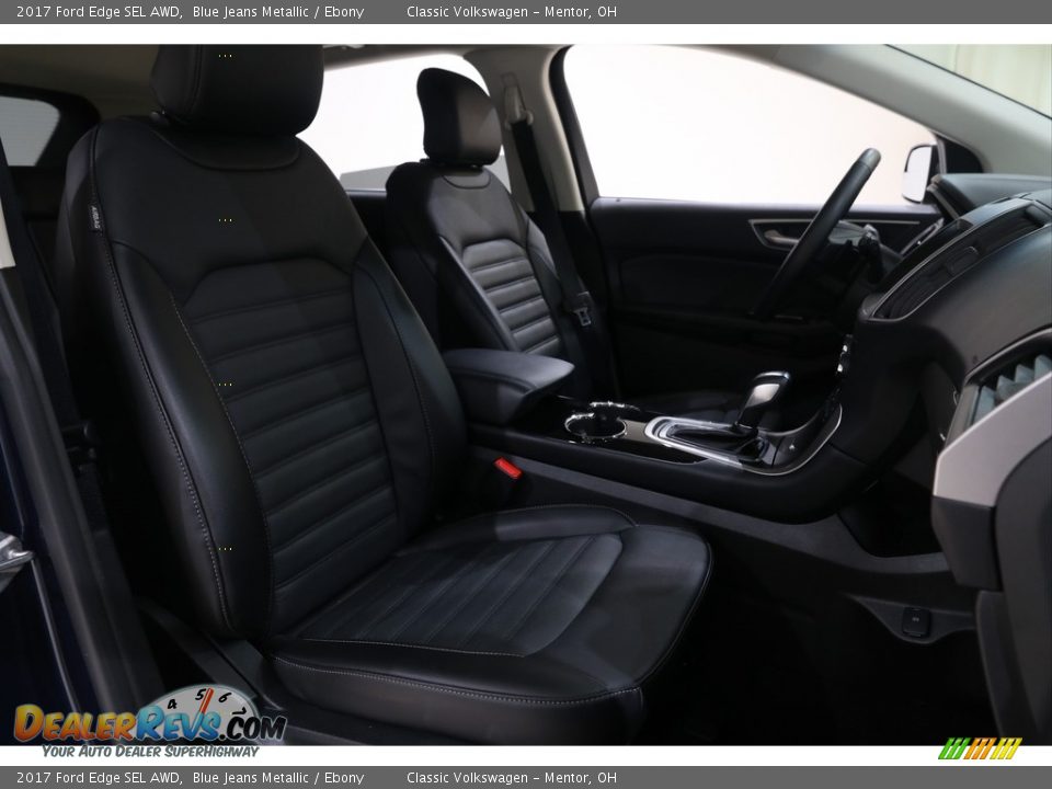 2017 Ford Edge SEL AWD Blue Jeans Metallic / Ebony Photo #22