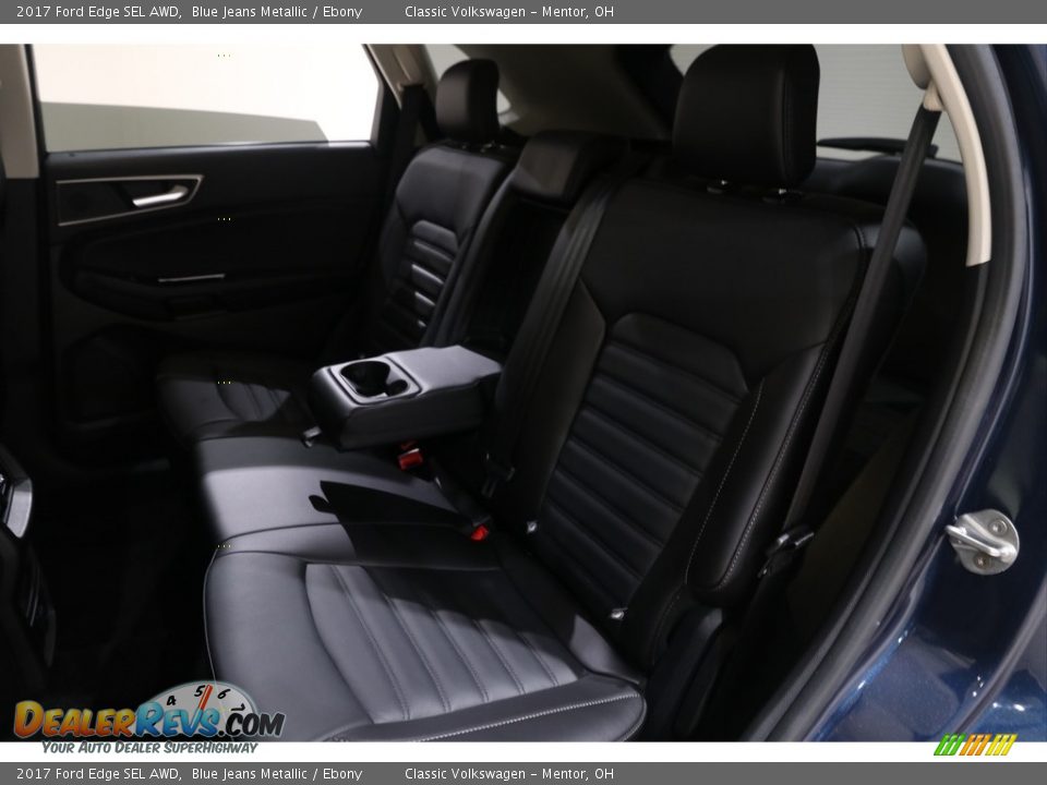2017 Ford Edge SEL AWD Blue Jeans Metallic / Ebony Photo #25