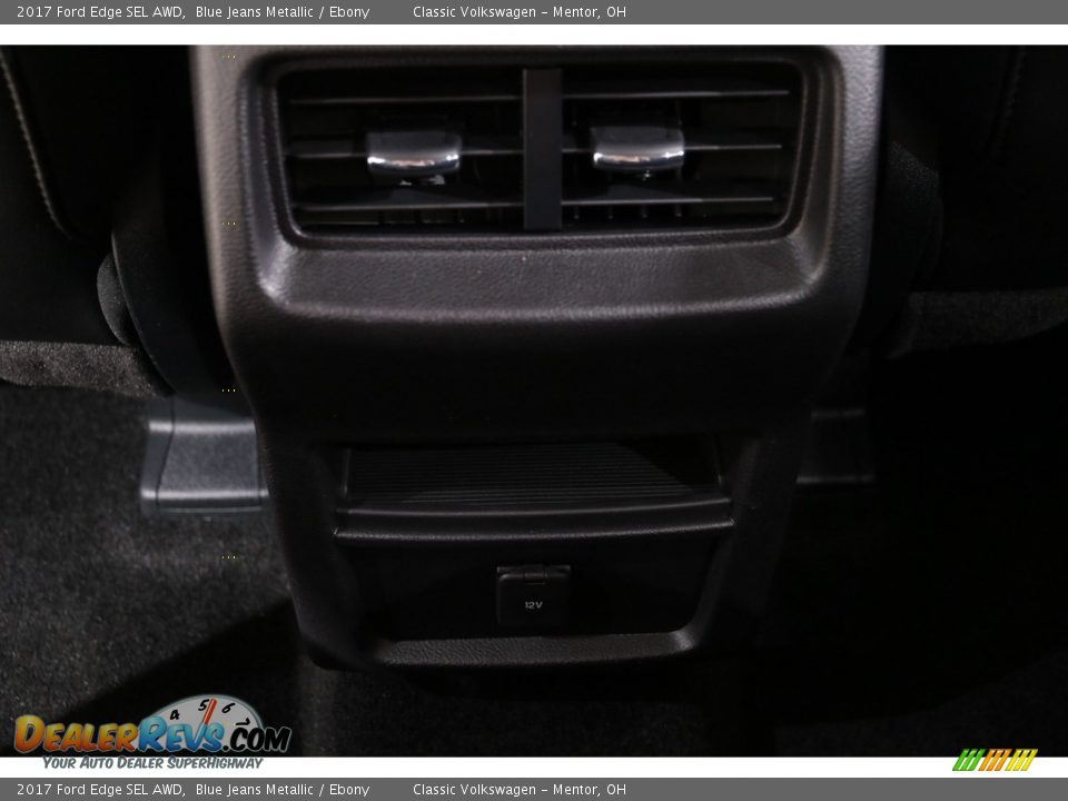 2017 Ford Edge SEL AWD Blue Jeans Metallic / Ebony Photo #27
