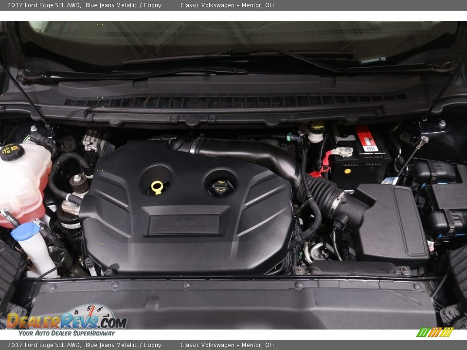 2017 Ford Edge SEL AWD Blue Jeans Metallic / Ebony Photo #29