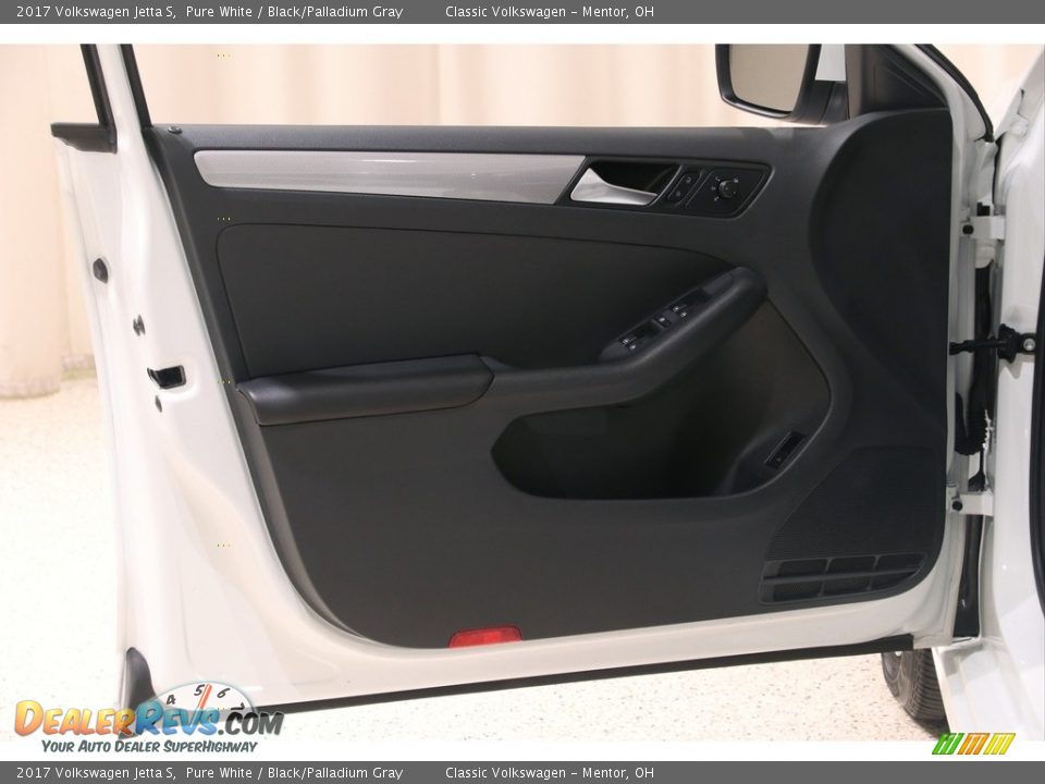 2017 Volkswagen Jetta S Pure White / Black/Palladium Gray Photo #4