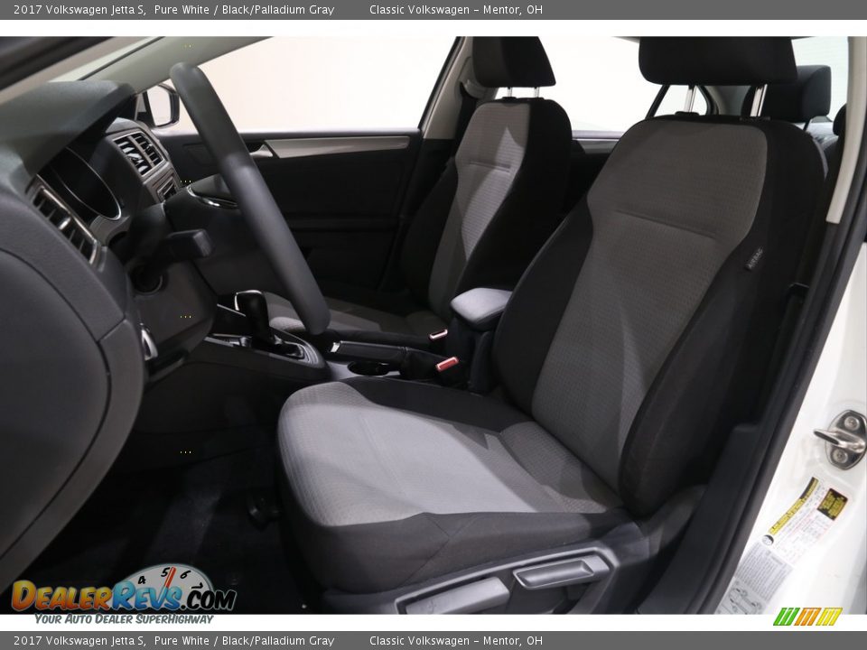2017 Volkswagen Jetta S Pure White / Black/Palladium Gray Photo #5