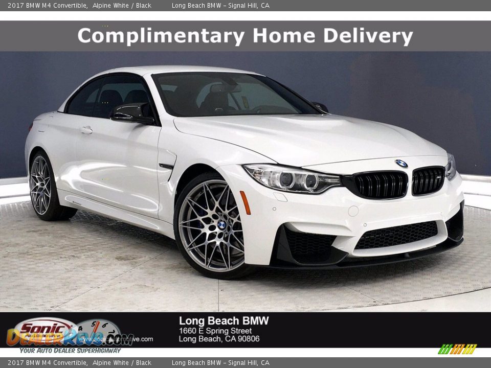 2017 BMW M4 Convertible Alpine White / Black Photo #1