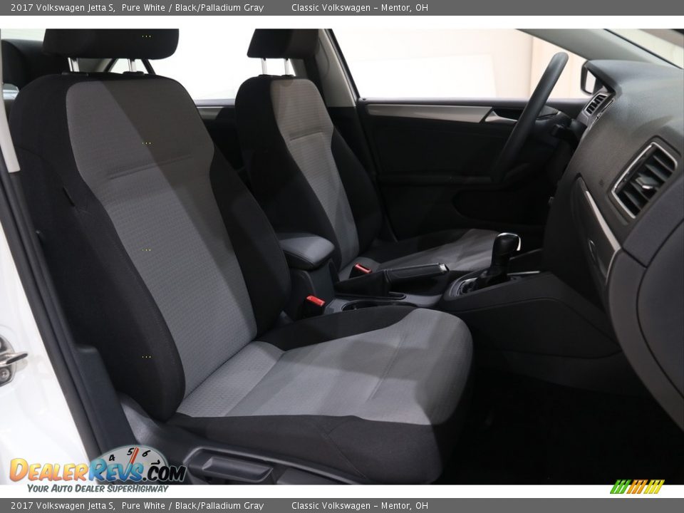 2017 Volkswagen Jetta S Pure White / Black/Palladium Gray Photo #13