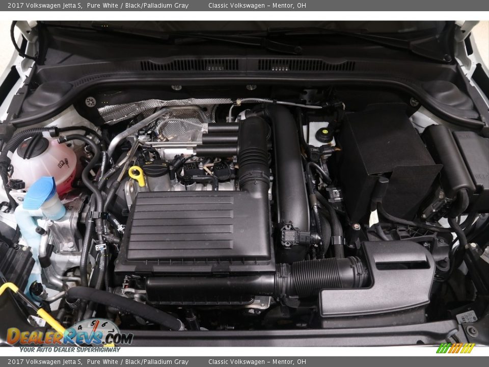 2017 Volkswagen Jetta S Pure White / Black/Palladium Gray Photo #17
