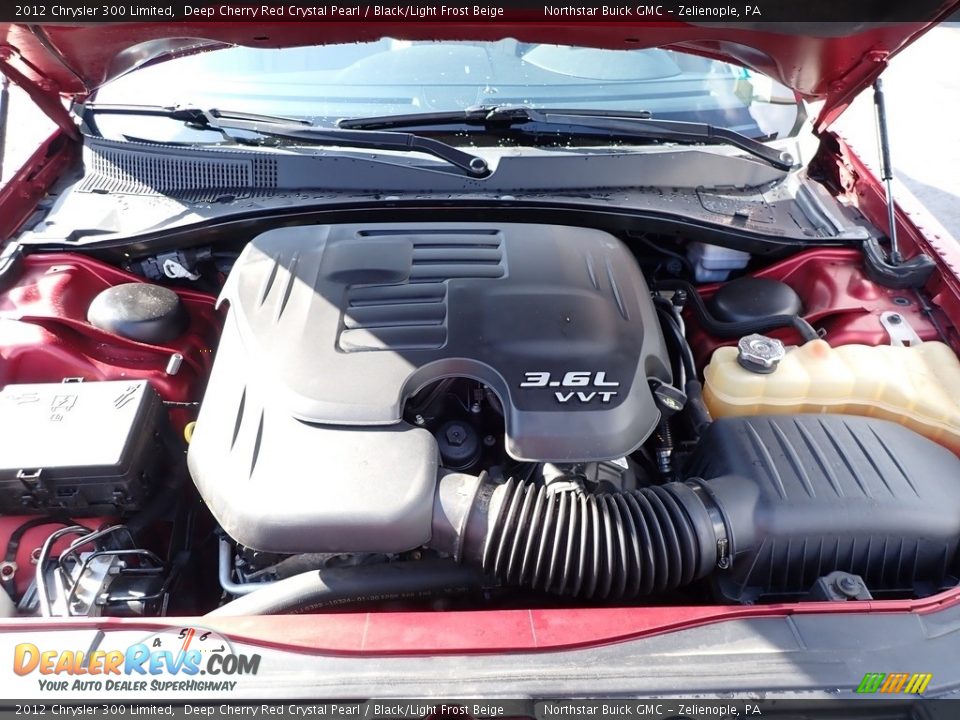 2012 Chrysler 300 Limited Deep Cherry Red Crystal Pearl / Black/Light Frost Beige Photo #2
