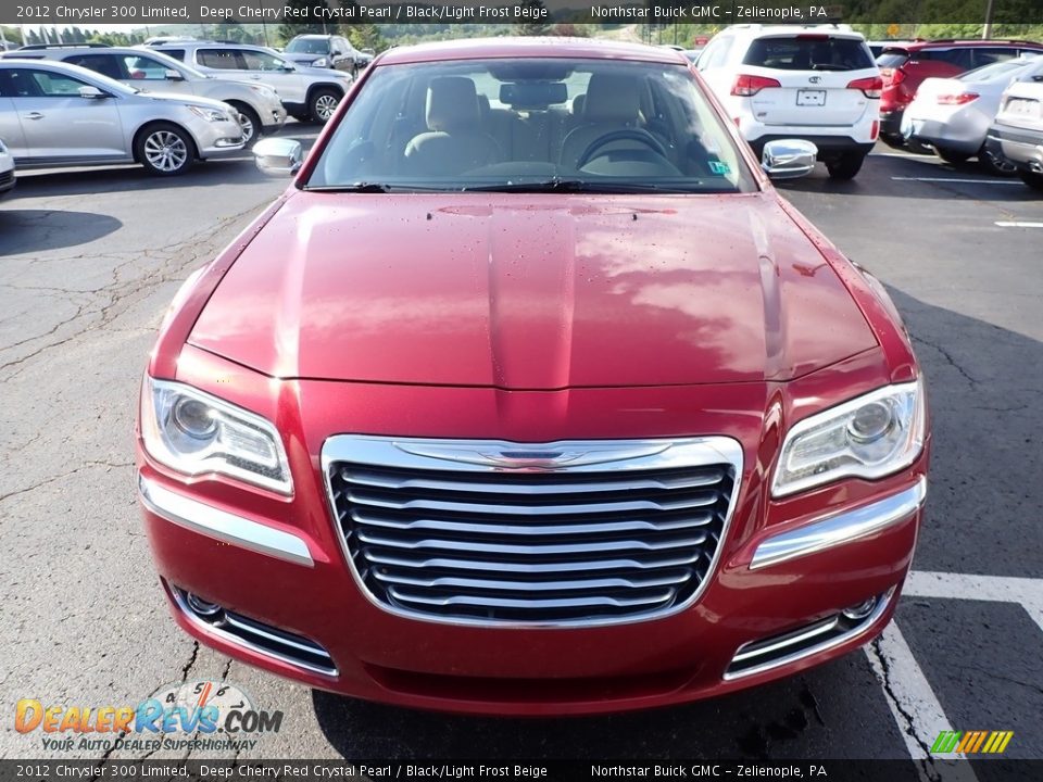 2012 Chrysler 300 Limited Deep Cherry Red Crystal Pearl / Black/Light Frost Beige Photo #3