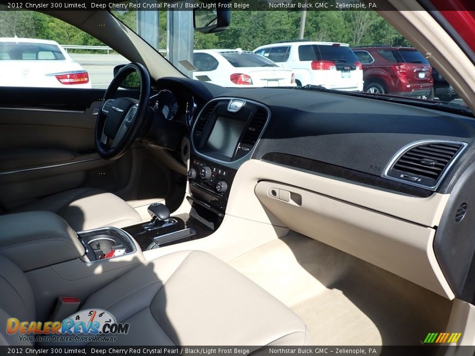 2012 Chrysler 300 Limited Deep Cherry Red Crystal Pearl / Black/Light Frost Beige Photo #6
