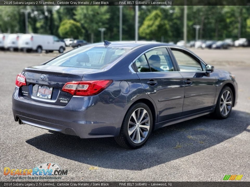 2016 Subaru Legacy 2.5i Limited Carbide Gray Metallic / Slate Black Photo #19