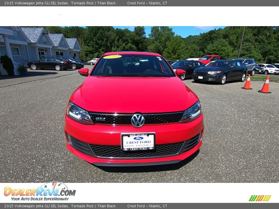 Tornado Red 2015 Volkswagen Jetta GLI SEL Sedan Photo #2