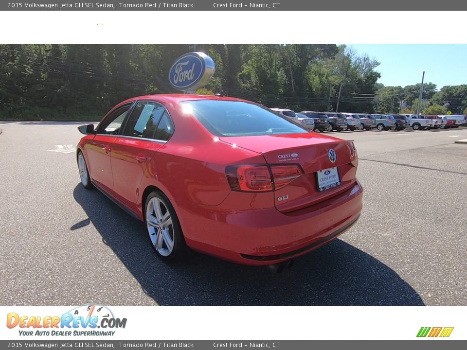 2015 Volkswagen Jetta GLI SEL Sedan Tornado Red / Titan Black Photo #5