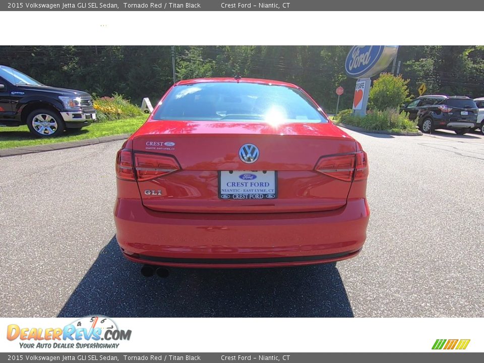 2015 Volkswagen Jetta GLI SEL Sedan Tornado Red / Titan Black Photo #6