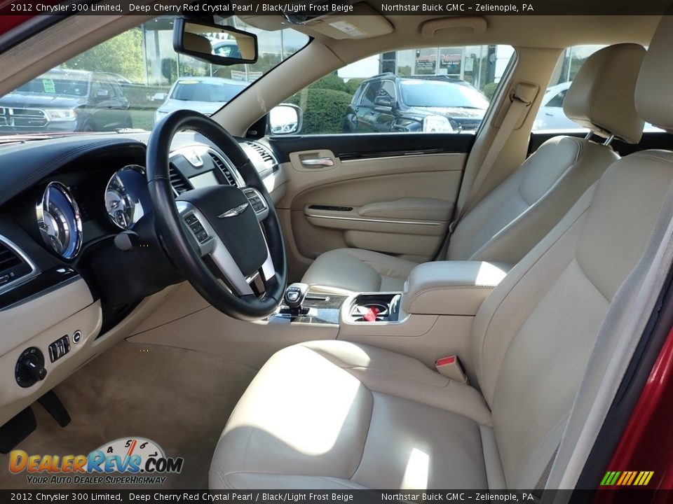 2012 Chrysler 300 Limited Deep Cherry Red Crystal Pearl / Black/Light Frost Beige Photo #19