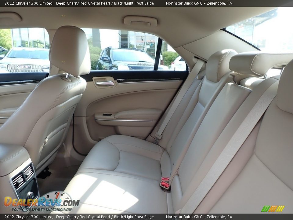 2012 Chrysler 300 Limited Deep Cherry Red Crystal Pearl / Black/Light Frost Beige Photo #20