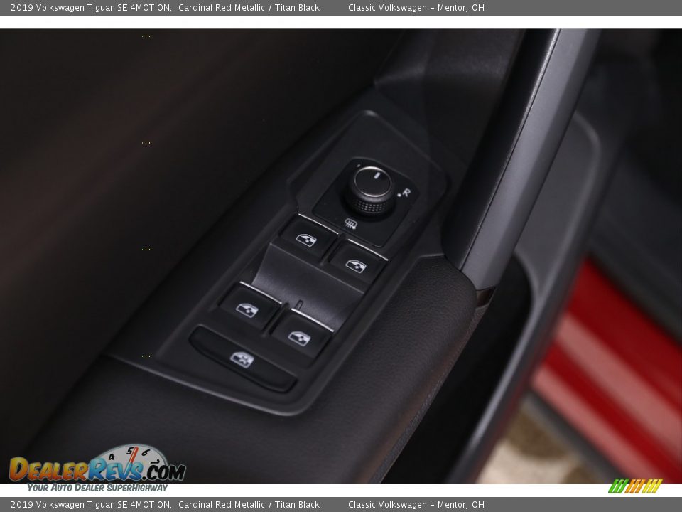 2019 Volkswagen Tiguan SE 4MOTION Cardinal Red Metallic / Titan Black Photo #5