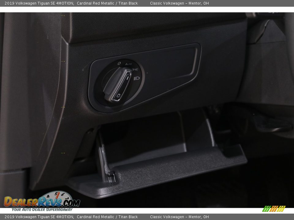 2019 Volkswagen Tiguan SE 4MOTION Cardinal Red Metallic / Titan Black Photo #6